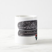 Gewehr-und Vagabund-Rot Rover Kaffeetasse (Mittel)