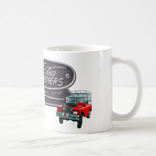 Gewehr-und Vagabund-Rot Rover Kaffeetasse