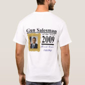 Gewehr-Verkäufer des Jahres 2009 T-Shirt (Rückseite)