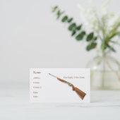 Gewehr-Visitenkarte Visitenkarte (Stehend Vorderseite)