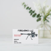 Gewehr-Visitenkarte Visitenkarte (Stehend Vorderseite)