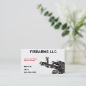 Gewehr-Visitenkarte Visitenkarte (Stehend Vorderseite)
