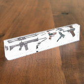 Gewehranzeige durch highsaltire namensplakette (Seite)