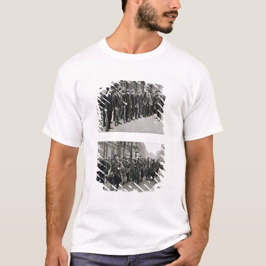 Gewehrbohrgerät des Spartacists (Spitzen) T-Shirt (Vorderseite)