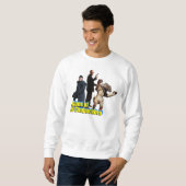 Gewehre des ELchupacabra-Sweatshirts Sweatshirt (Vorne ganz)