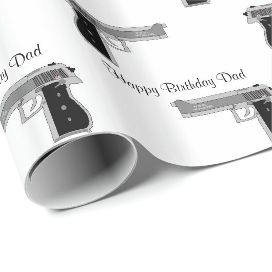 Gewehre Geschenkpapier (Rolleneckpunkt)