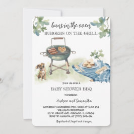 Gewehre in den Ofenburgern am Grill Einladung