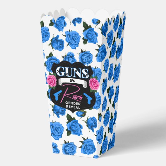 Gewehre oder Rose Geschlecht zeigen rosa/blaue Bab Geschenkschachtel (Rückseite)