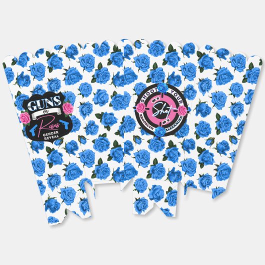 Gewehre oder Rose Geschlecht zeigen rosa/blaue Bab Geschenkschachtel (Ungeklappt)