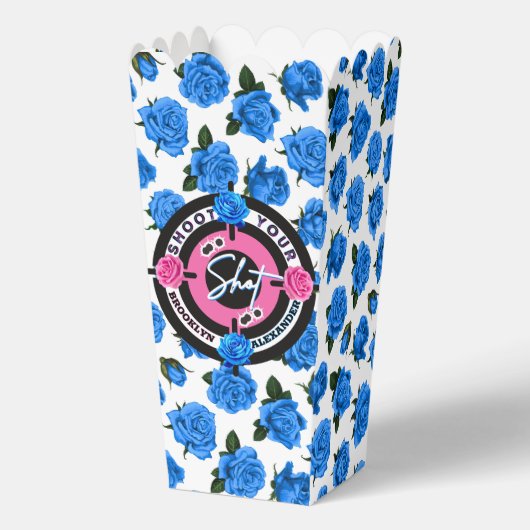 Gewehre oder Rose Geschlecht zeigen rosa/blaue Bab Geschenkschachtel (Vorderseite)