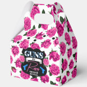 Gewehre oder Rose Geschlecht zeigen rosa/blaue Bab Geschenkschachtel (Vorderseite)