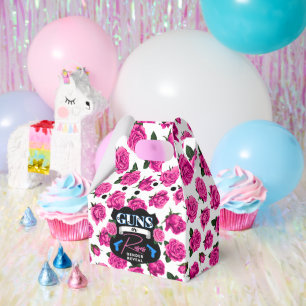 Gewehre oder Rose Geschlecht zeigen rosa/blaue Bab Geschenkschachtel