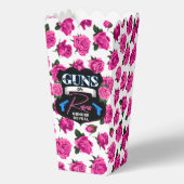 Gewehre oder Rose Geschlecht zeigen rosa/blaue Bab Geschenkschachtel (Rückseite)