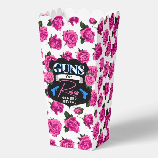 Gewehre oder Rose Geschlecht zeigen rosa/blaue Bab Geschenkschachtel (Rückseite)