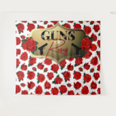 Gewehre oder Rose Geschlechtsspezifische Babydusch Wandteppich (Vorderseite (Horizontal))