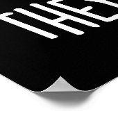 Gewehre sind nicht heiß, die Gouda Pun Dark BG Poster (Ecke)