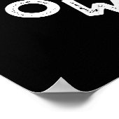 Gewehre sind Owl Ich brauche Funny Animal Pun Dark Poster (Ecke)