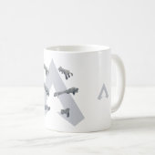 Gewehre - Spitzen-Legenden Kaffeetasse (VorderseiteRechts)