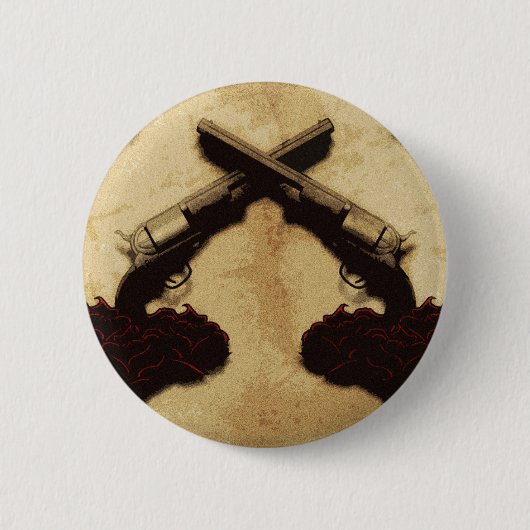 Gewehre und Rosen Button (Vorderseite)