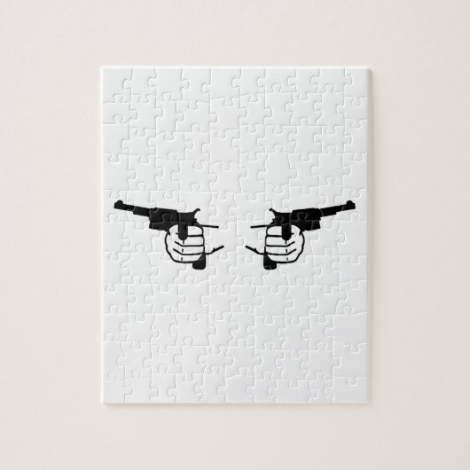 Gewehrhände Puzzle (Vertikal)