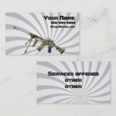 Gewehrhändler-Visitenkarte Visitenkarte (Vorne/Hinten)