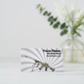 Gewehrhändler-Visitenkarte Visitenkarte (Stehend Vorderseite)