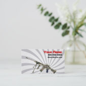 Gewehrhändler-Visitenkarte Visitenkarte (Stehend Vorderseite)