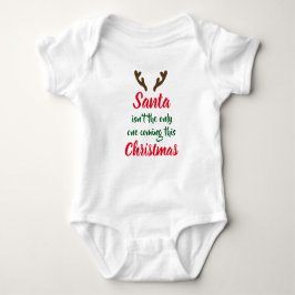 Geweihe - Weihnachtsbaby-Mitteilung Baby Strampler