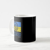 Geweihte Ukraine Unbeflecktes Herz Mariä Kaffeetasse (Vorderseite Links)