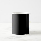 Geweihte Ukraine Unbeflecktes Herz Mariä Kaffeetasse (Mittel)