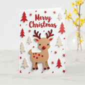 Geweihter Freund Weihnachtskarte Karte (Gelbe Blume)
