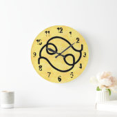 Gewellt Große Wanduhr (Zuhause)