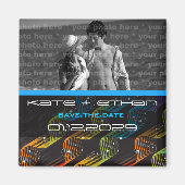 Gewellte abstrakte Drehung | 01 * retten Sie Magnet (Vorne)