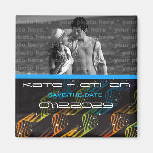 Gewellte abstrakte Drehung   01 * retten Sie Magnet