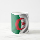 Gewellte Algerien-Flagge Kaffeetasse (Mittel)