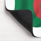 Gewellte Algerien-Flagge Mousepad (Ecke)