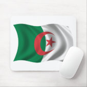 Gewellte Algerien-Flagge Mousepad (Mit Mouse)