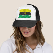 Gewellte Ashanti Flagge Truckerkappe (Beispiel)