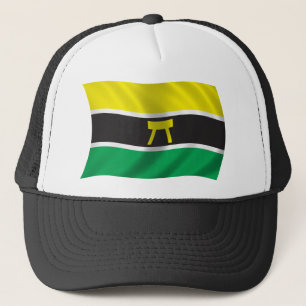 Gewellte Ashanti Flagge Truckerkappe