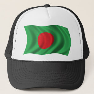 Gewellte Bangladesch-Flagge Truckerkappe
