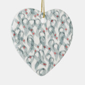 GEWELLTE DIABETES-BÄNDER KERAMIKORNAMENT (Rechts)