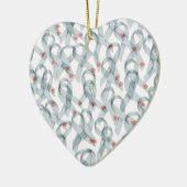 GEWELLTE DIABETES-BÄNDER KERAMIKORNAMENT (Links)