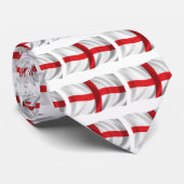 Gewellte England-Flagge Krawatte (Gerollt)