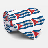 Gewellte Kuba-Flagge Krawatte (Gerollt)