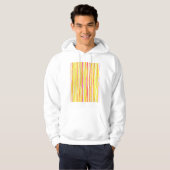 Gewellte Linien Hoodie (Vorne ganz)