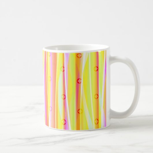 Gewellte Linien Kaffeetasse (Rechts)