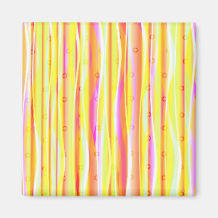 Gewellte Linien Magnet