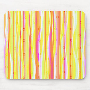 Gewellte Linien Mousepad