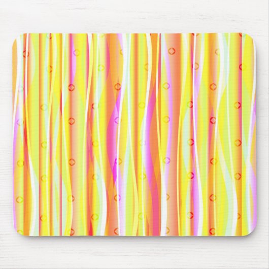 Gewellte Linien Mousepad (Vorne)