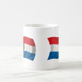Gewellte Paraguay-Flagge Kaffeetasse (Mittel)